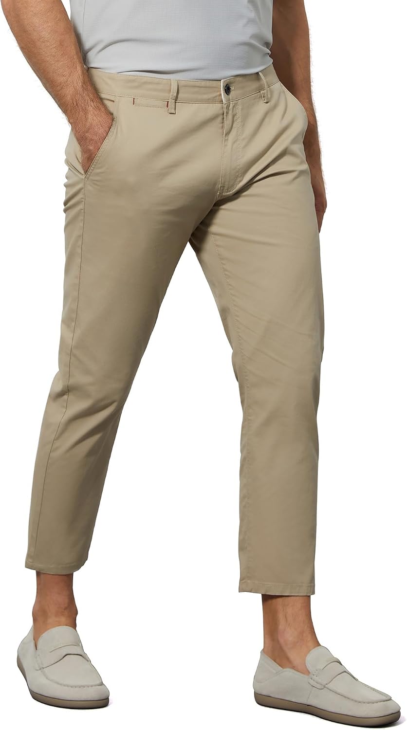The Cropped Chino in Light Khaki
