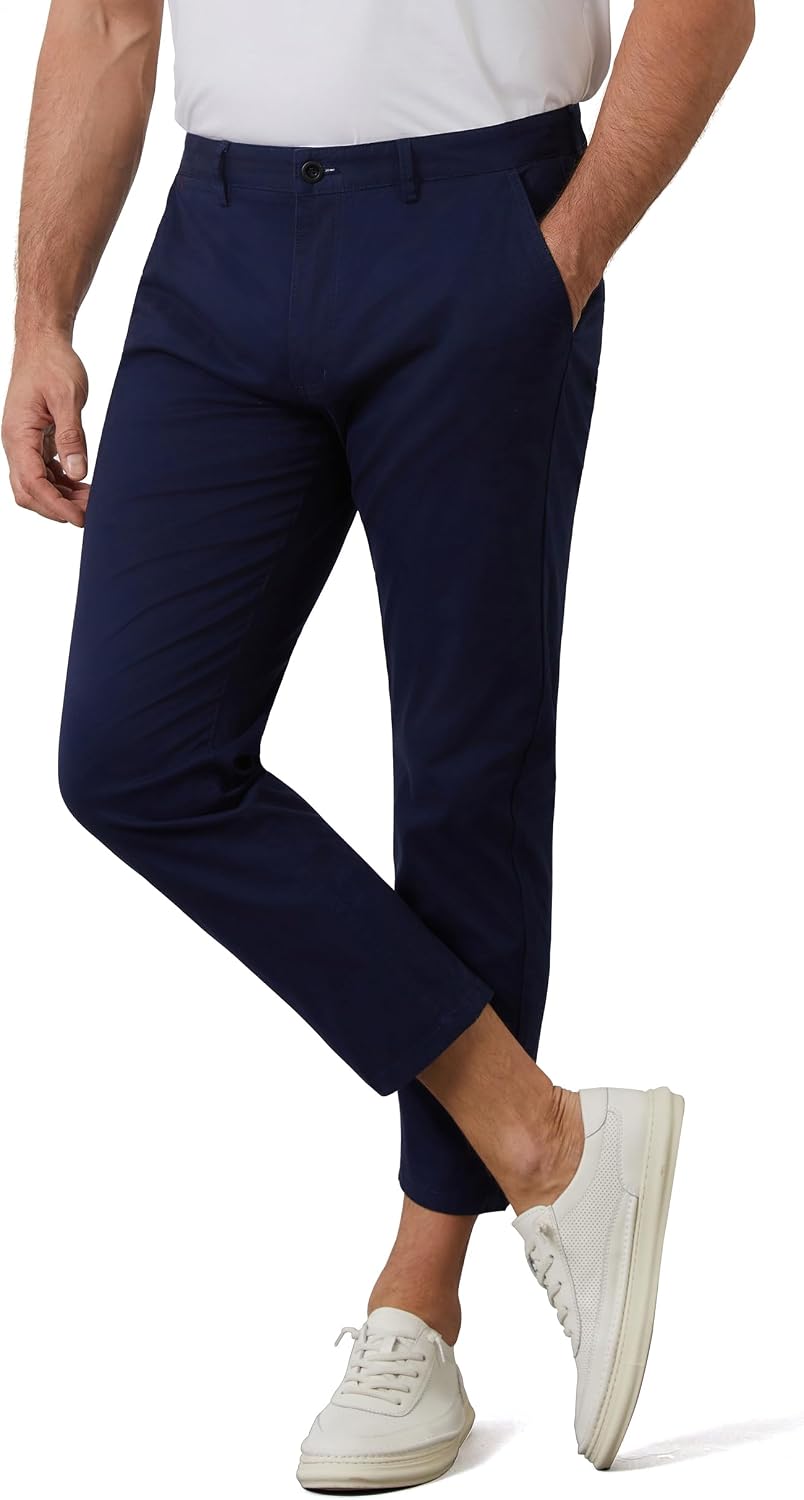 The Cropped Chino — Royal Blue