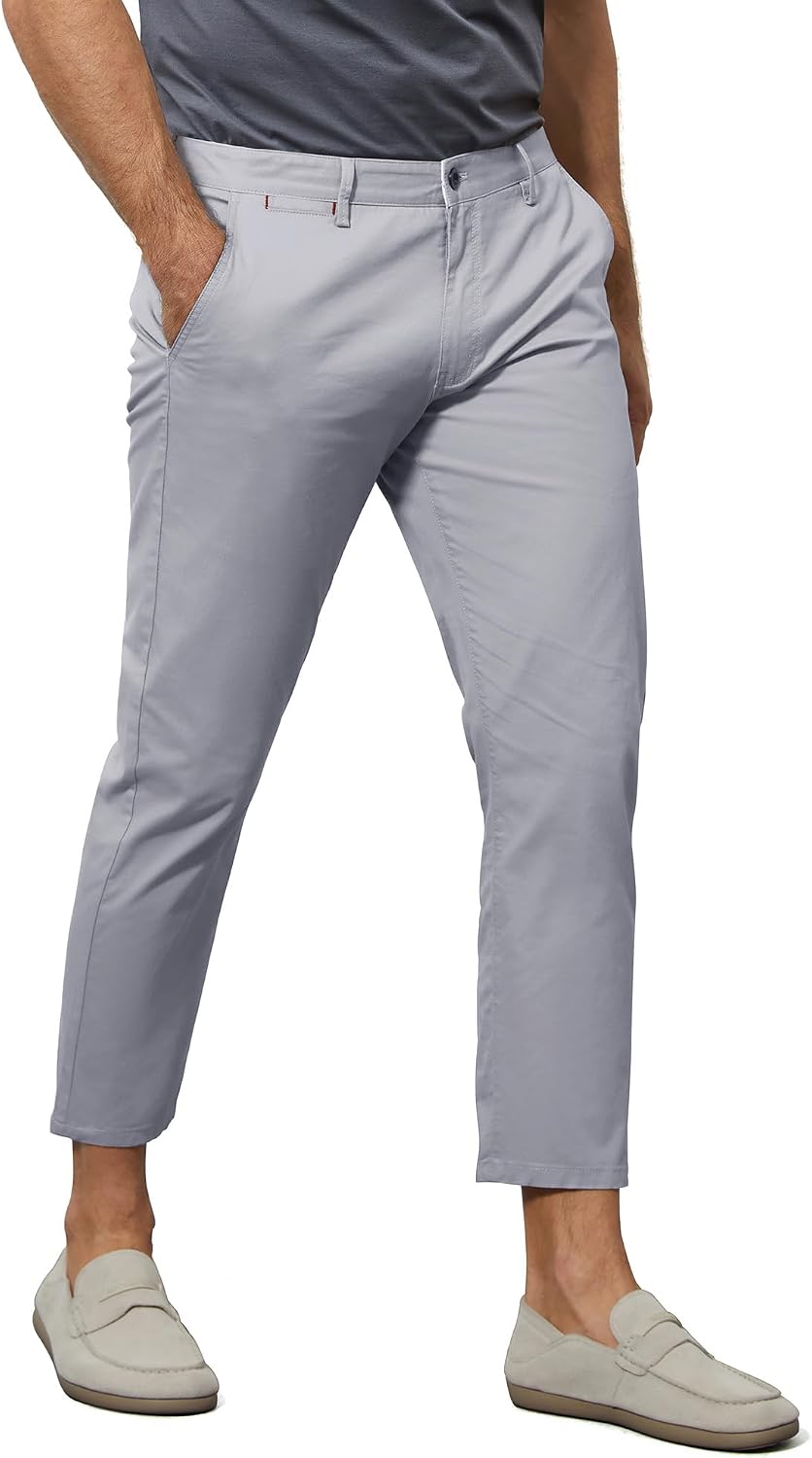 The Cropped Chino in Galaxy Grey