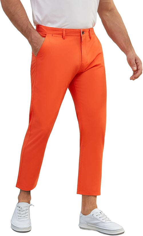 The Cropped Chino — Orange