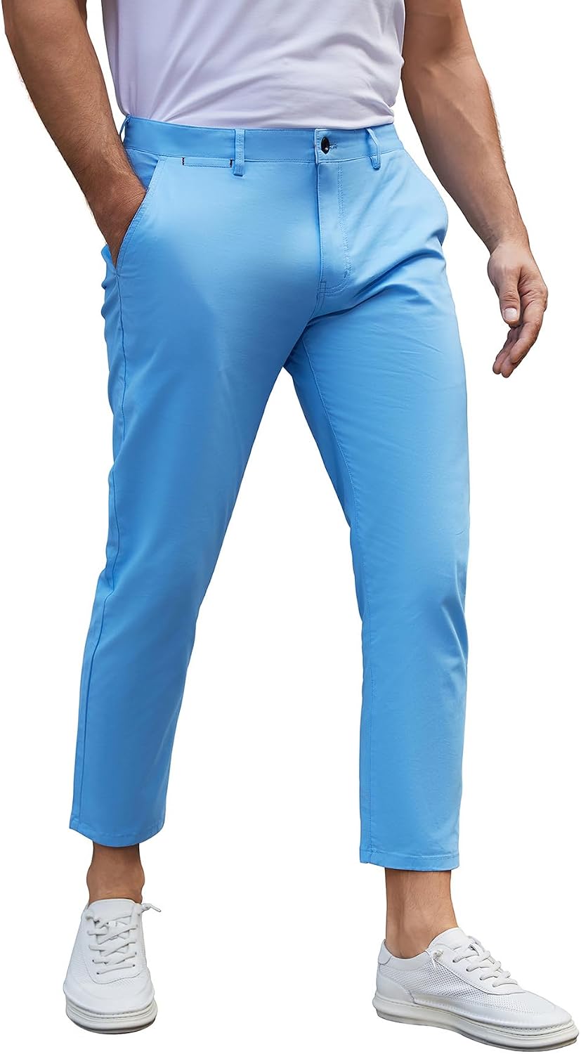 The Cropped Chino — Sky Blue