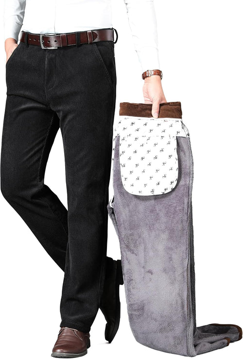 The Winter Cord Trouser in Black