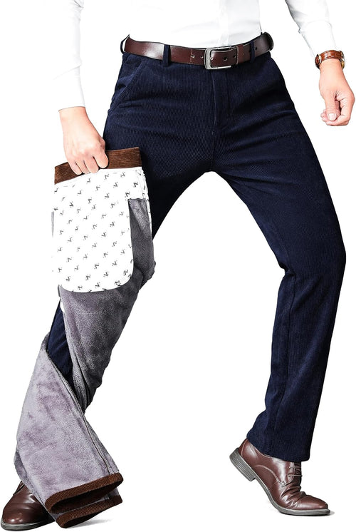 The Winter Cord Trouser in Dark Blue