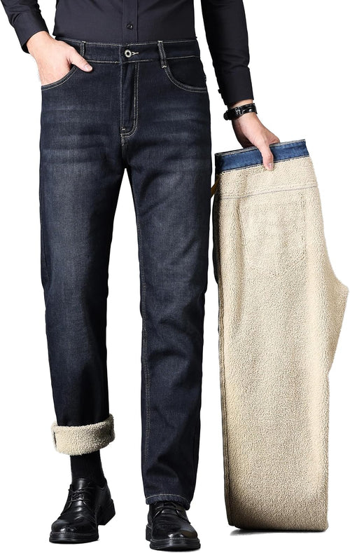 The Fleece Winter Denim — Vintage Black